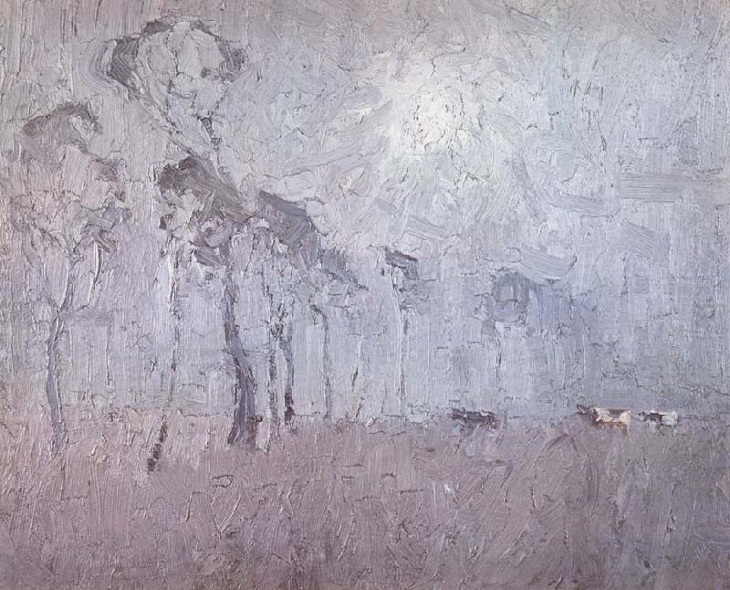 Elioth Gruner Misty Landscape oil painting image